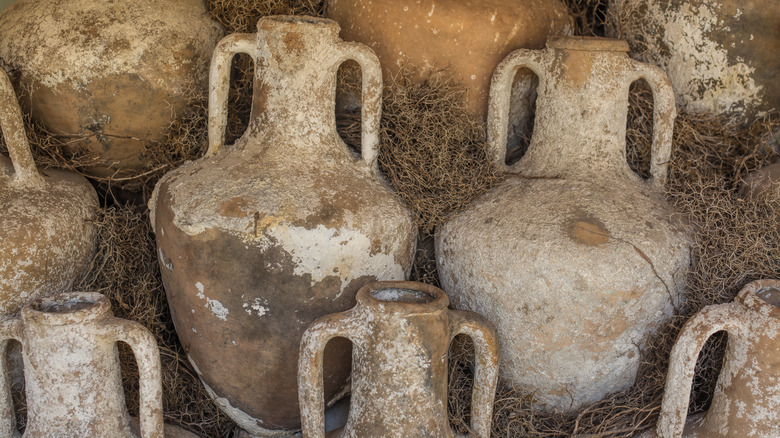 Ancient wine goblets