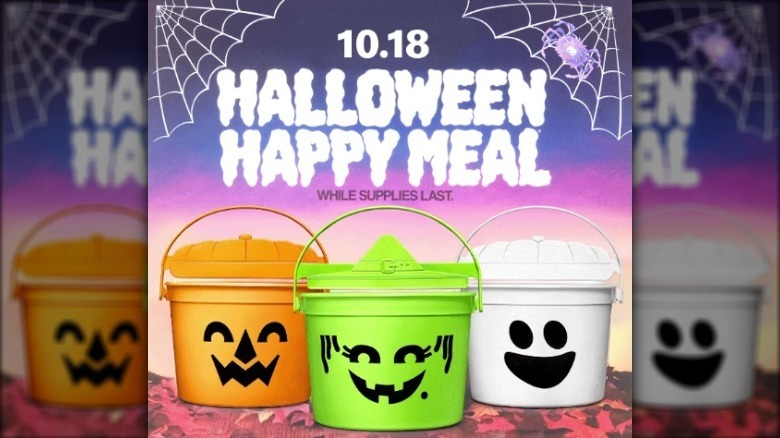 McDonald's 2022 Halloween pails 