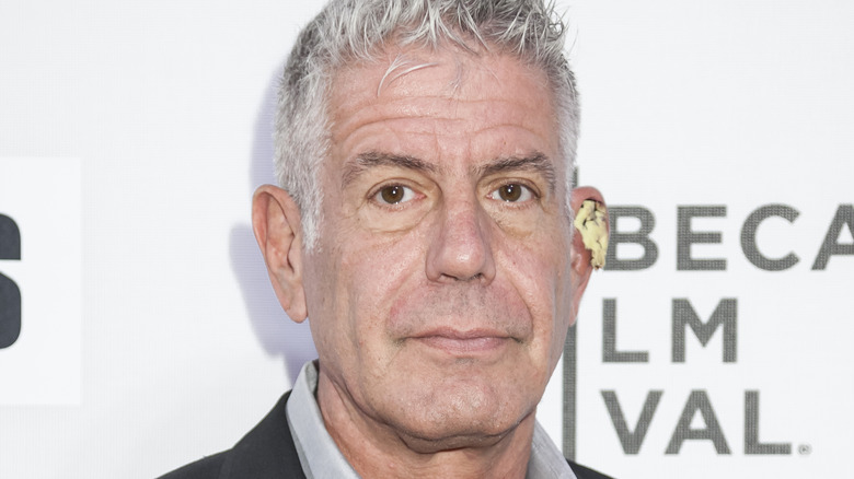 Anthony Bourdain closeup