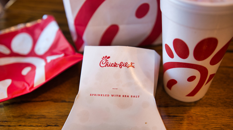 Chick-fil-A meal on table