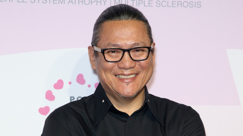 Masaharu Morimoto smiles