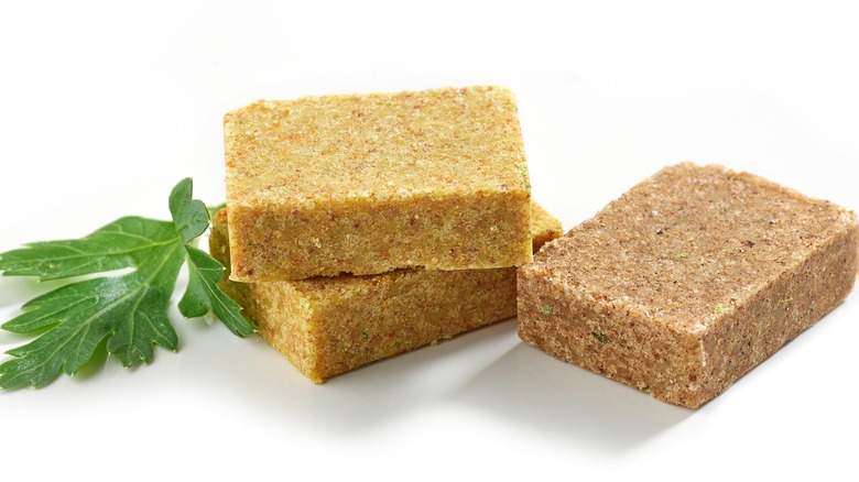 two flavors of bouillon cubes 