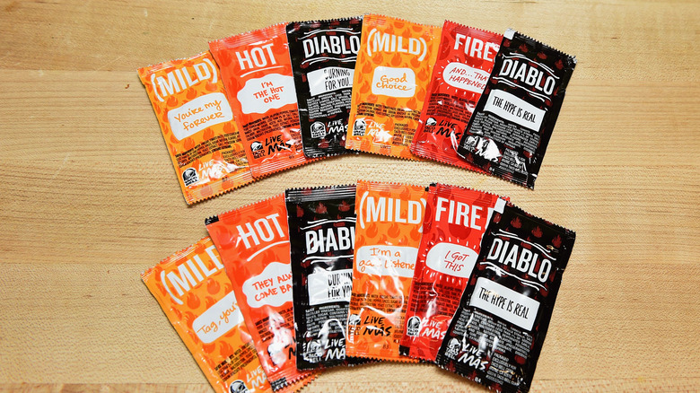 Taco Bell sauce packets