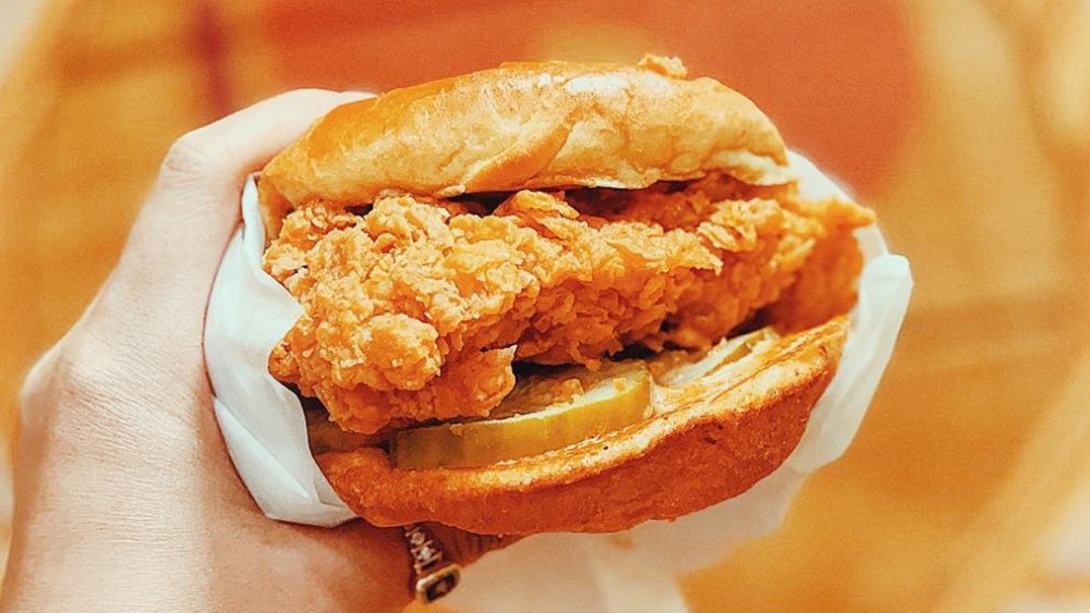 Popeyes fried chicken sandwich