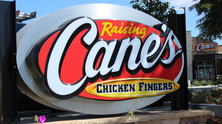 Vista, CA: Photo of Raising Cane's sign