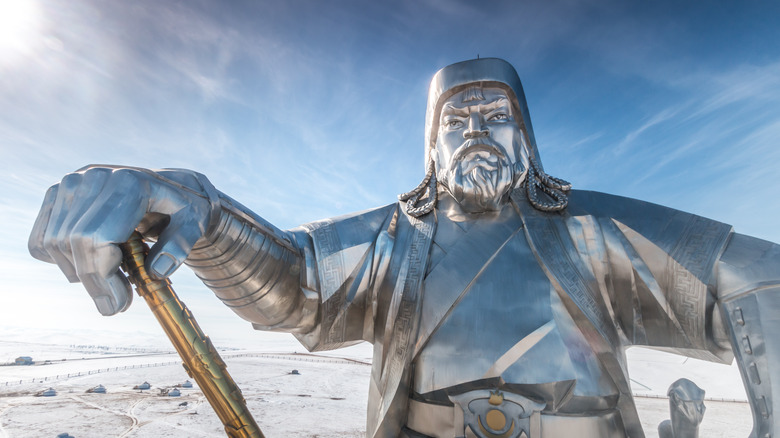 Genghis Khan statue 