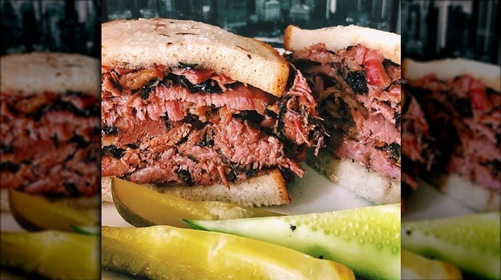 Katz's Deli's pastrami sandwich