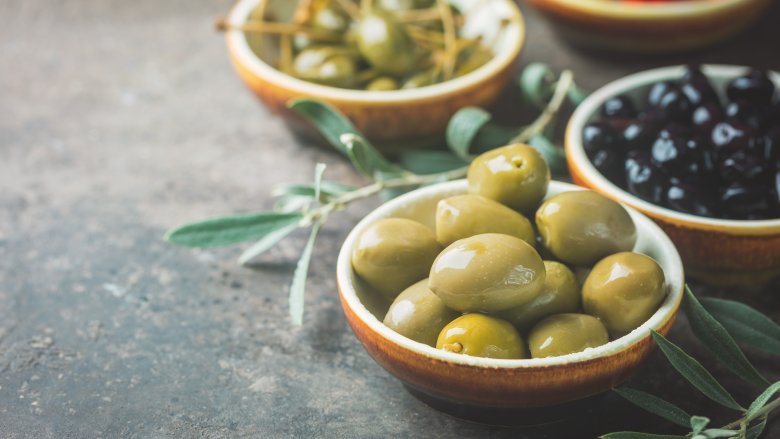 Olives and capers