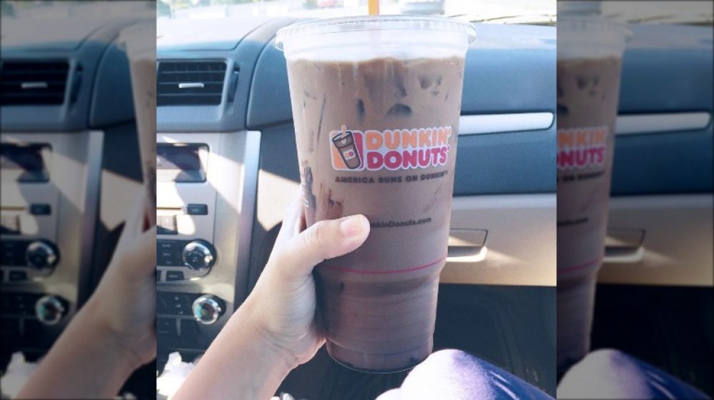 Dunkin' iced coffee