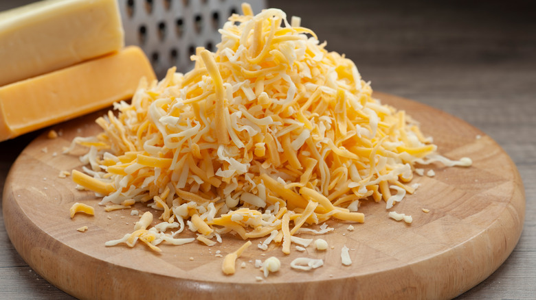 Shredded cheese