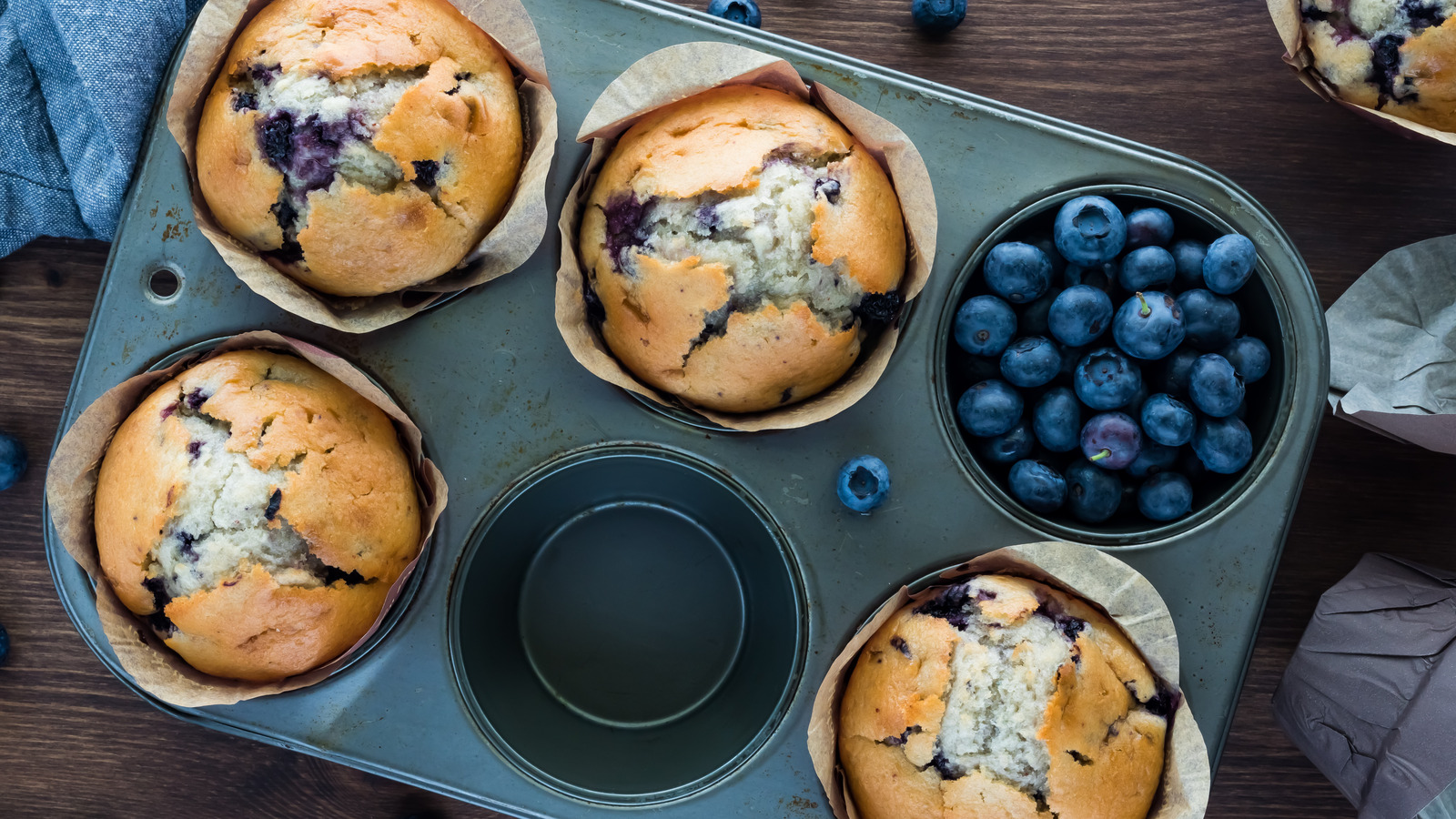 The Secret To TikTok Grandma Bab's 3-Ingredient Blueberry Muffins