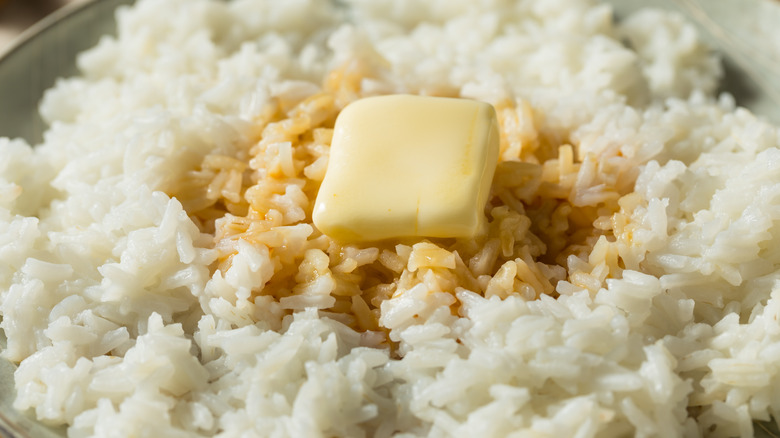 japanese rice with butter