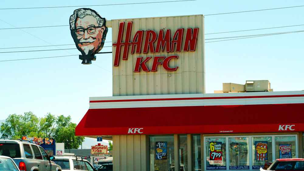 The first KFC site started by Colonel Sanders