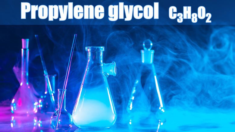 propylene glycol in beakers