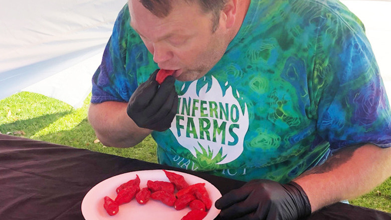 Gregory Foster attempting to break the record