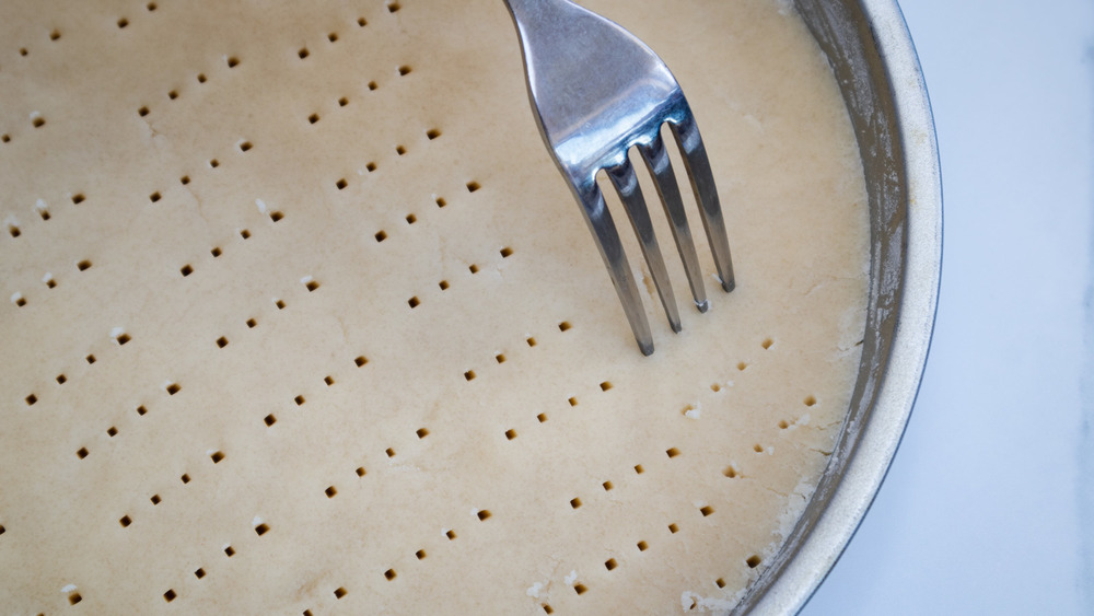 shortbread cookie recipe in process