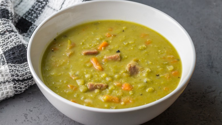 bowl of pea soup