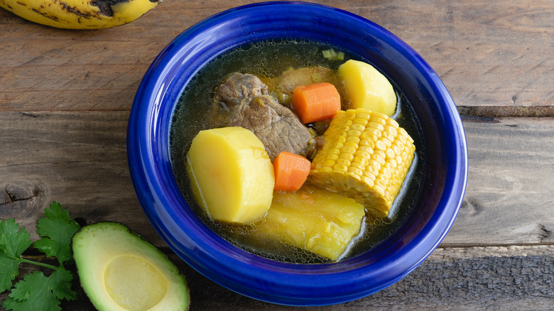 sancocho, a traditional latin american stew 