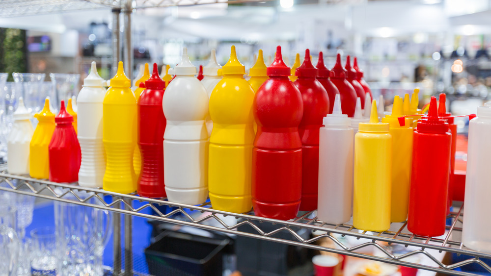 Various squeeze bottles