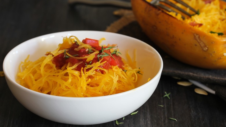 spaghetti squash pasta