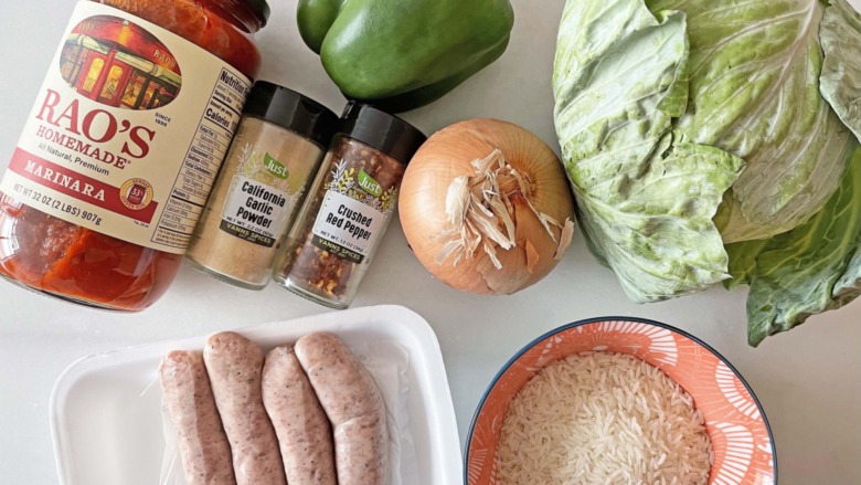 unstuffed cabbage roll ingredients