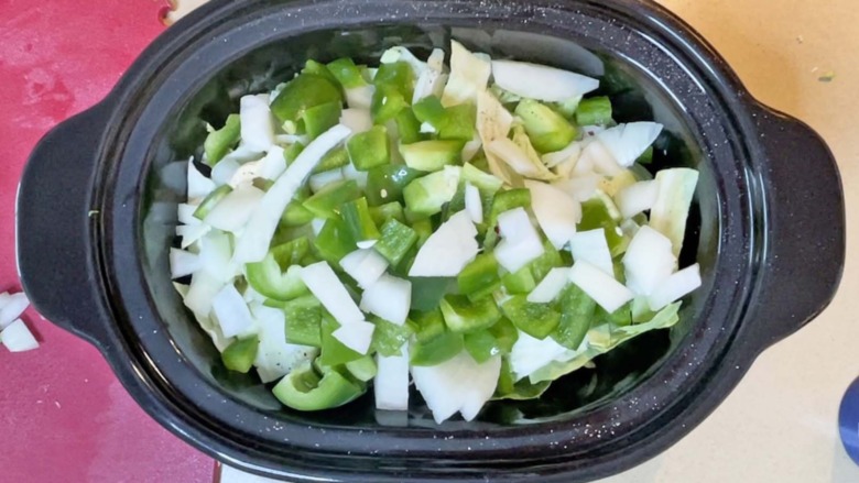 vegetables in slow cooker