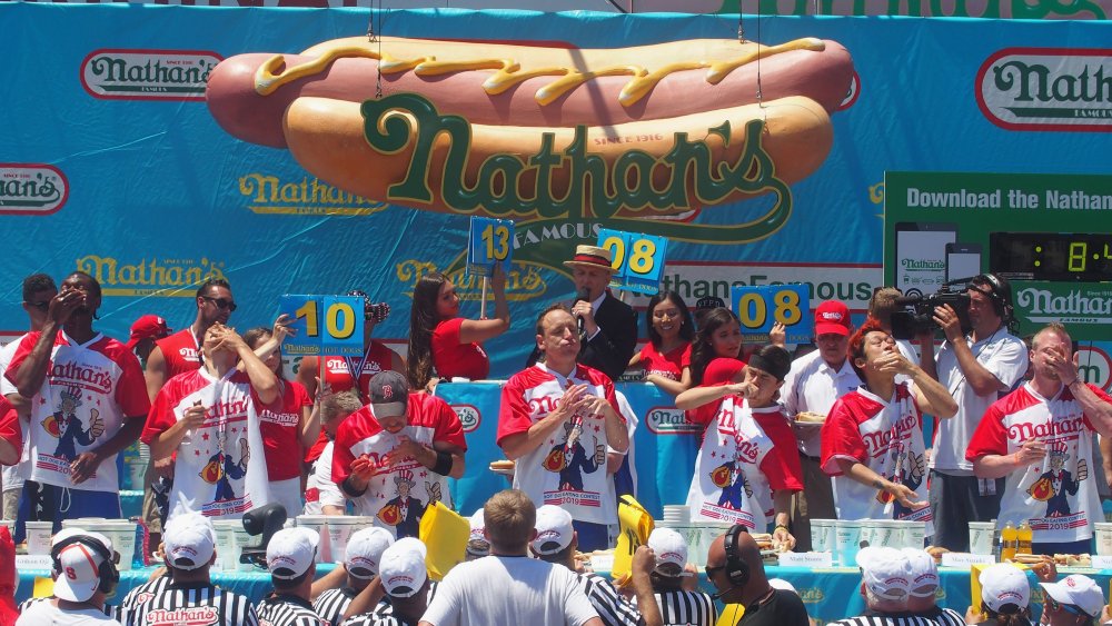 Nathan's Famous hot dog eating contest