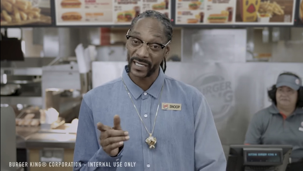 Snoop Dogg in Burger King training video