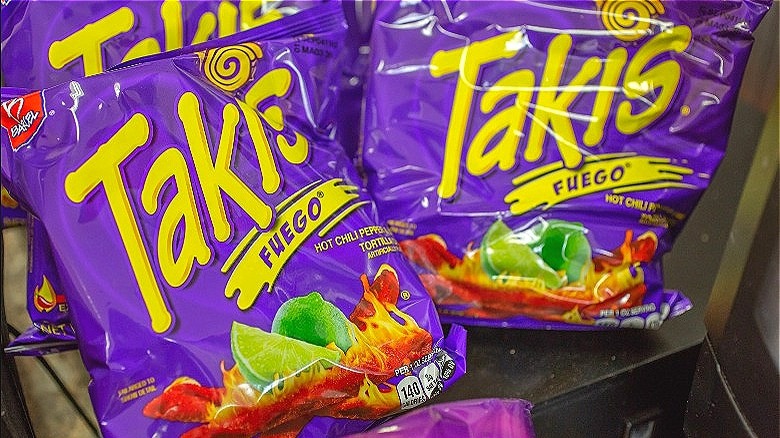 bags of Takis Fuego