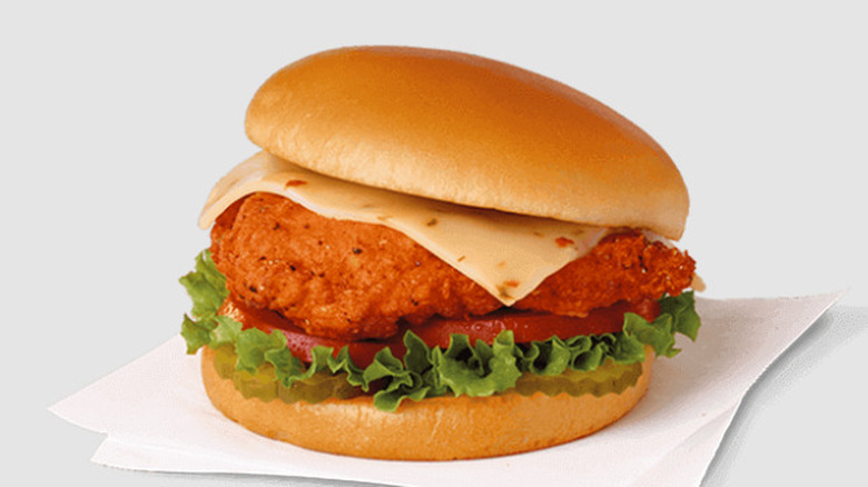 spicy chicken deluxe Chick-fil-A