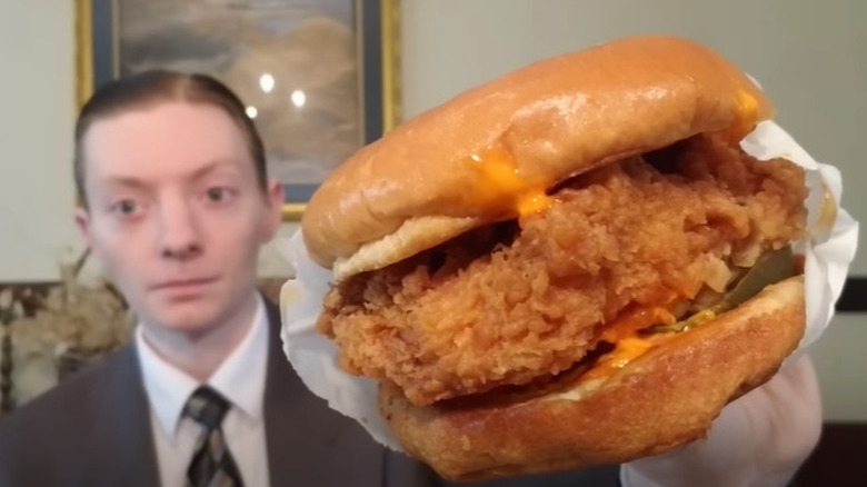 Popeyes spicy chicken sandwich