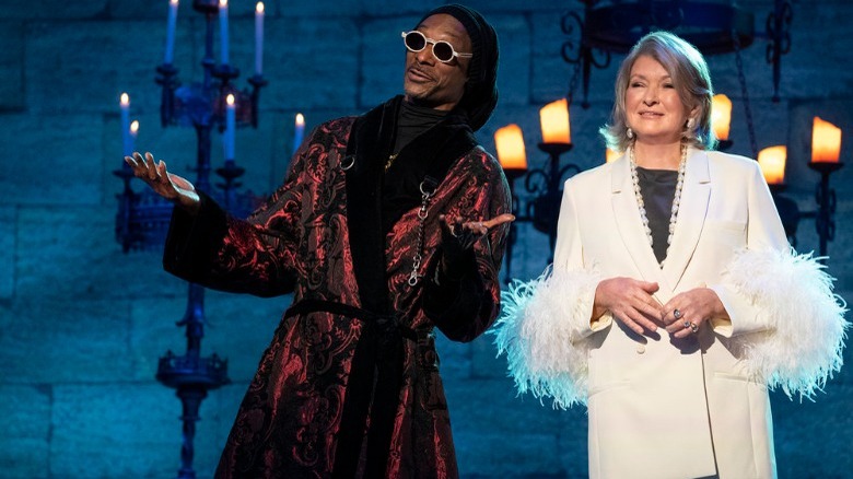 Martha Stewart and Snoop Dog on their Halloween Special