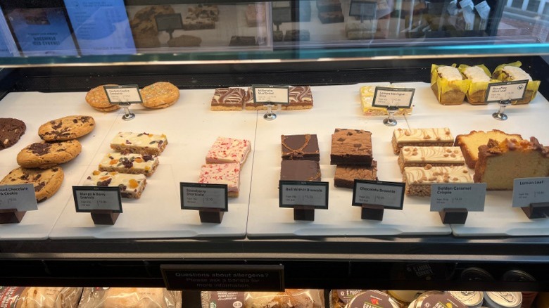 Starbucks pastry case