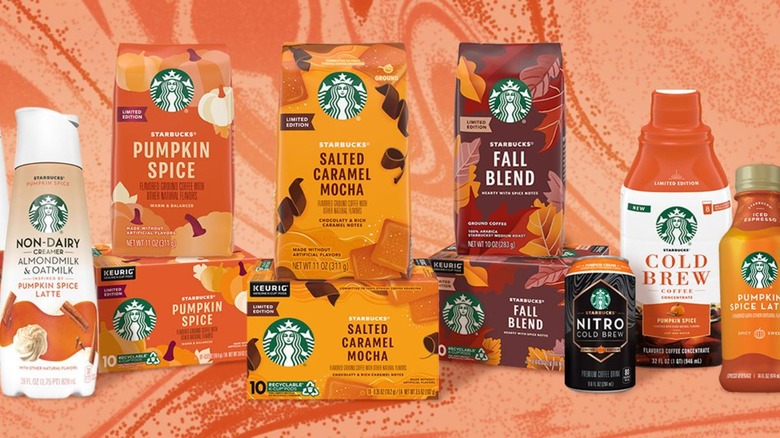 Starbucks at-home fall coffee collection