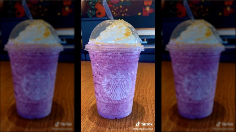 the Sarah frappuccino