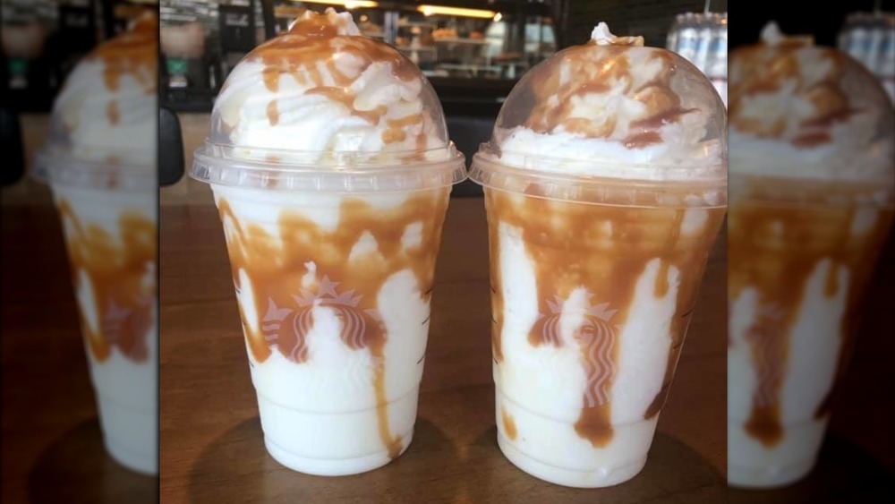 Butterbeer Frappuccinos