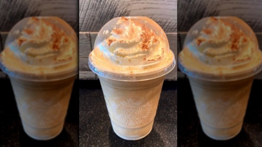 Starbucks pumpkin pie Frappuccino