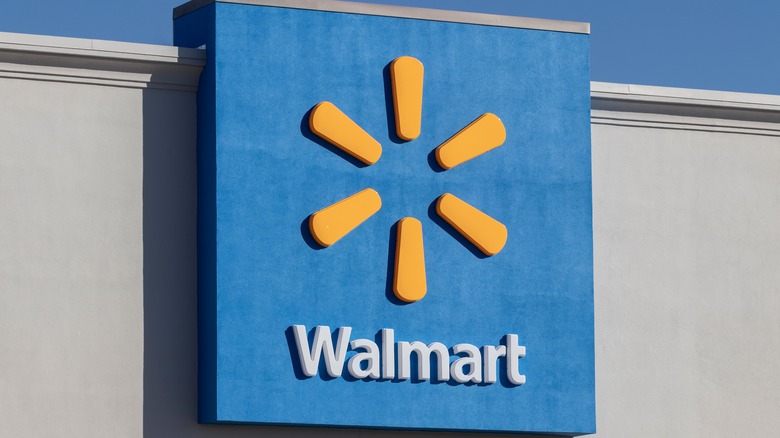 Walmart logo on store exterior