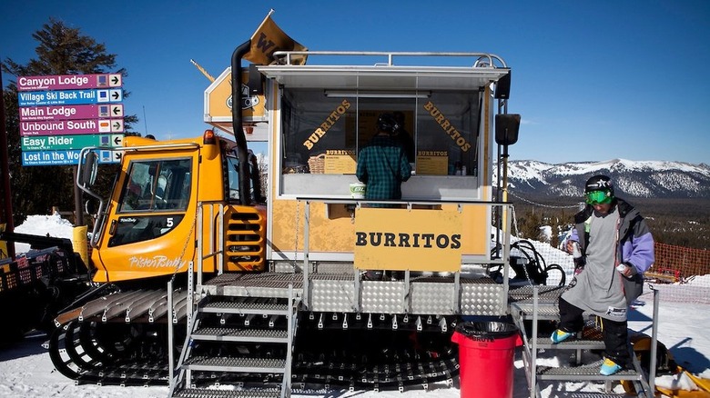 Roving Mammoth Burritos snowcat