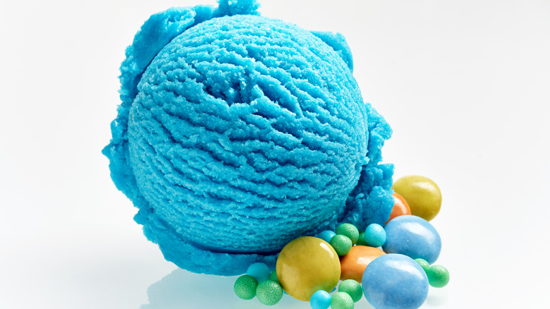 Blue bubblegum Ice cream