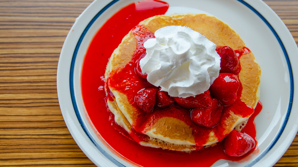 Stack of IHOP pancakes