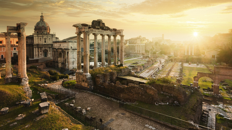 Ancient ruins in Rome