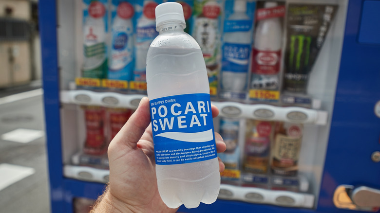 Bottle of Pocari Sweat