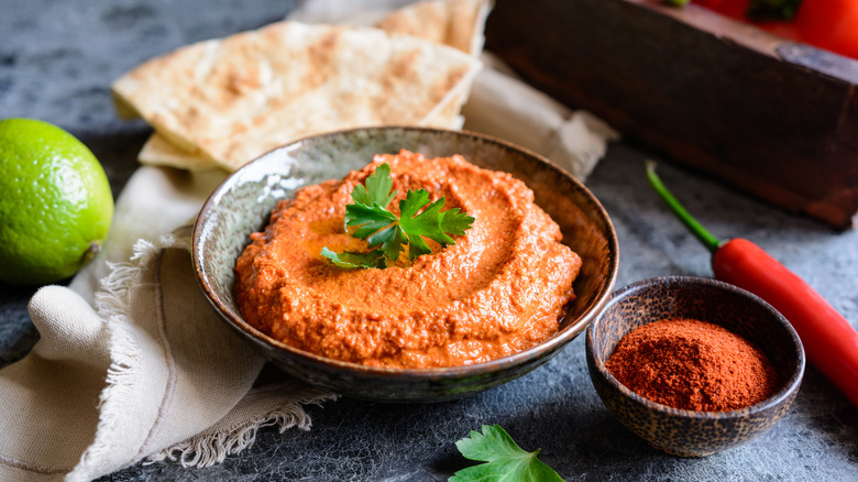 muhammara walnut paste