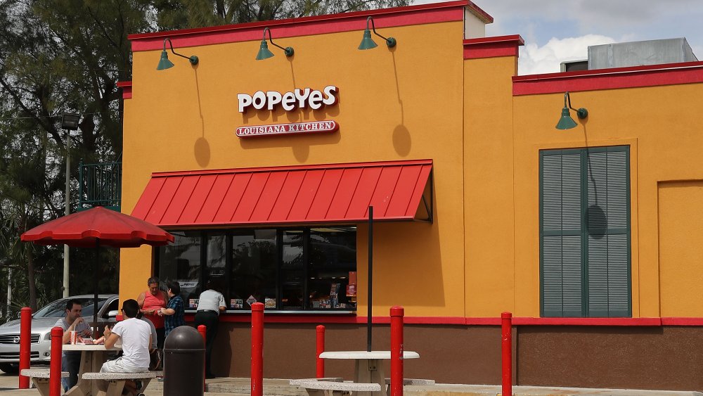 Eating Popeyes