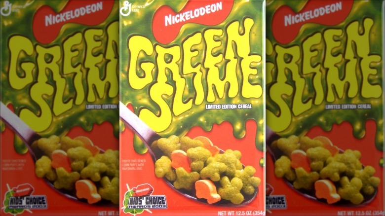 General Mills Nickelodeon Green Slime cereal