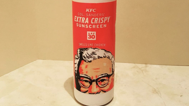 KFC Extra Crispy sunscreen