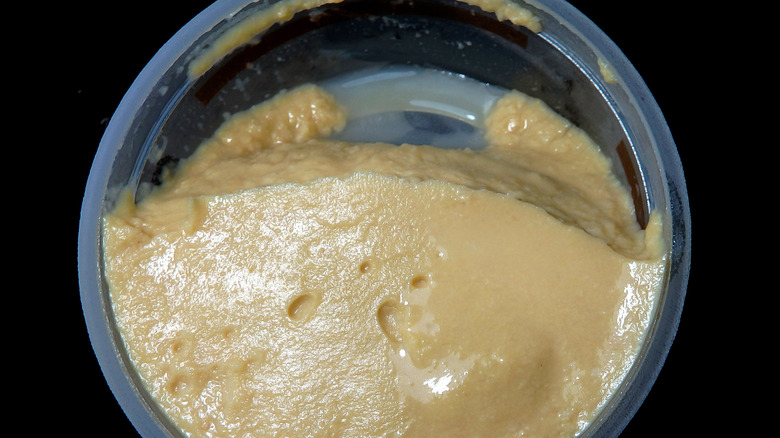 Close-up of hummus