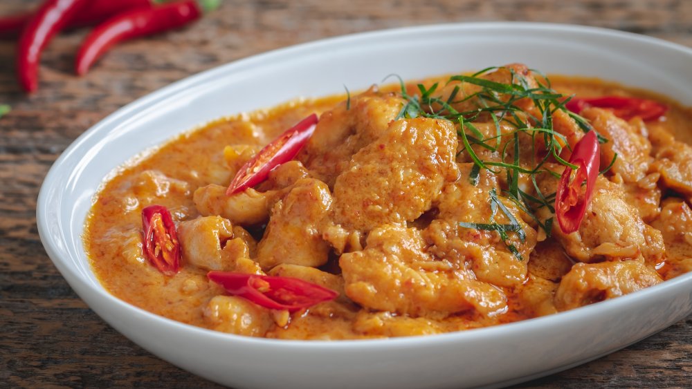 Panang chicken curry