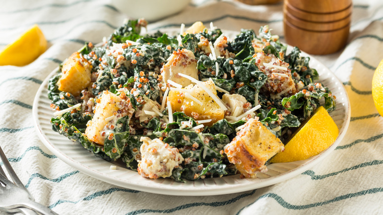 kale caesar salad